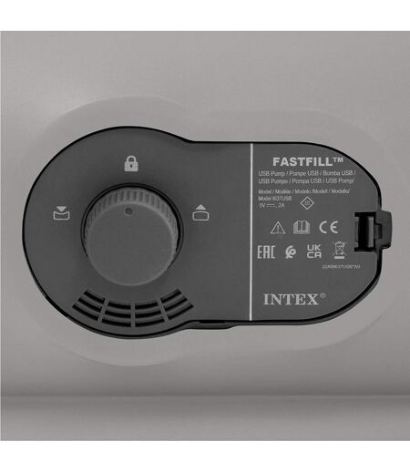 Matelas Gonflable 1 Place Électrique Flex 191cm Gris