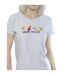 Disney T-shirt en coton Femme/Ladies The Little Mermaid Under The Sea (Gris sportif) - UTBI26455-3