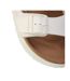 Womens/ladies Arizona Grooved Open Toe Sandals White Birkenstock-3