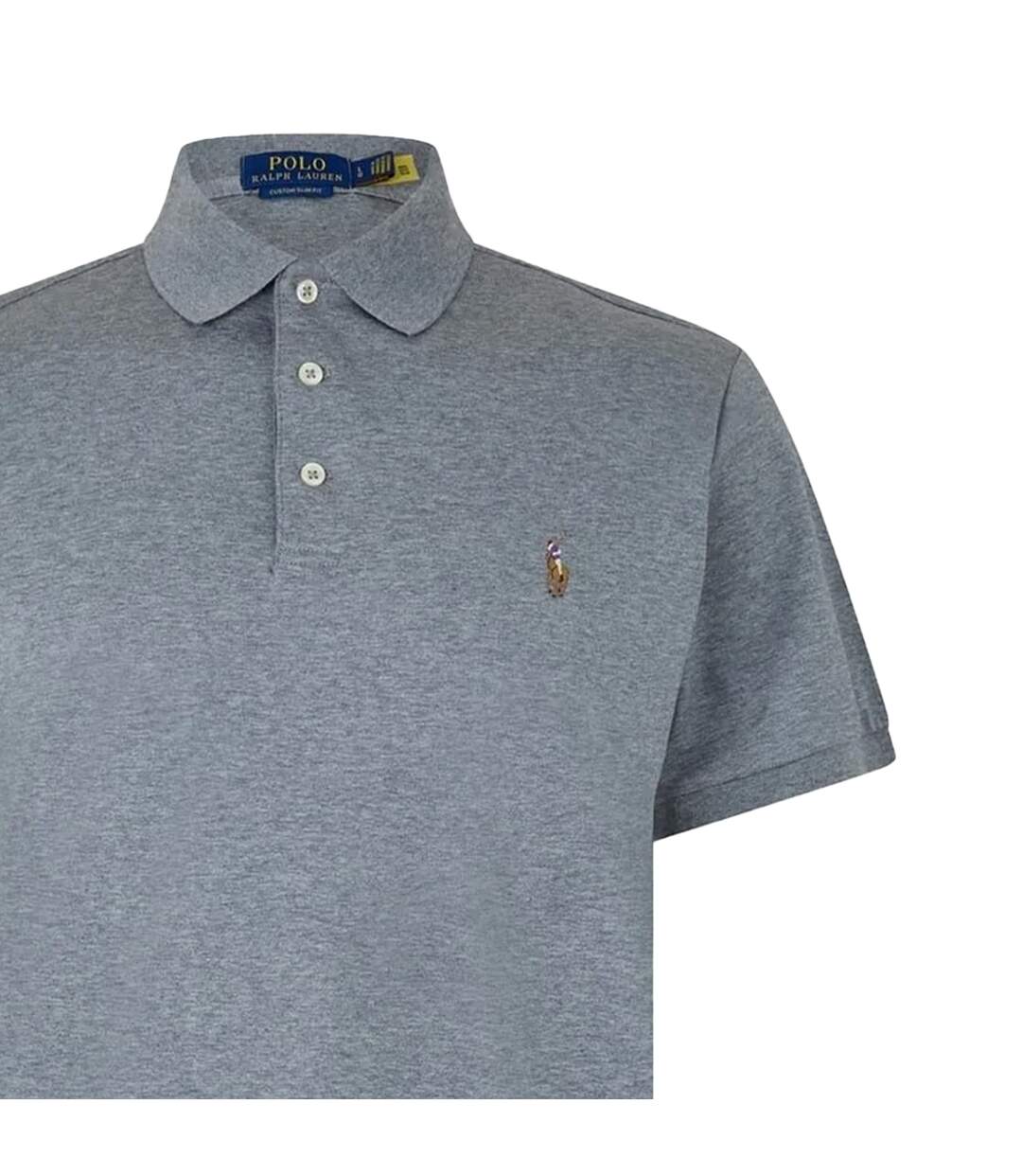 Polo Manches Courtes Homme Lavande Ralph Lauren-3