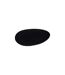 Lot de 6 Assiettes à Dessert Galet 23cm Noir-2