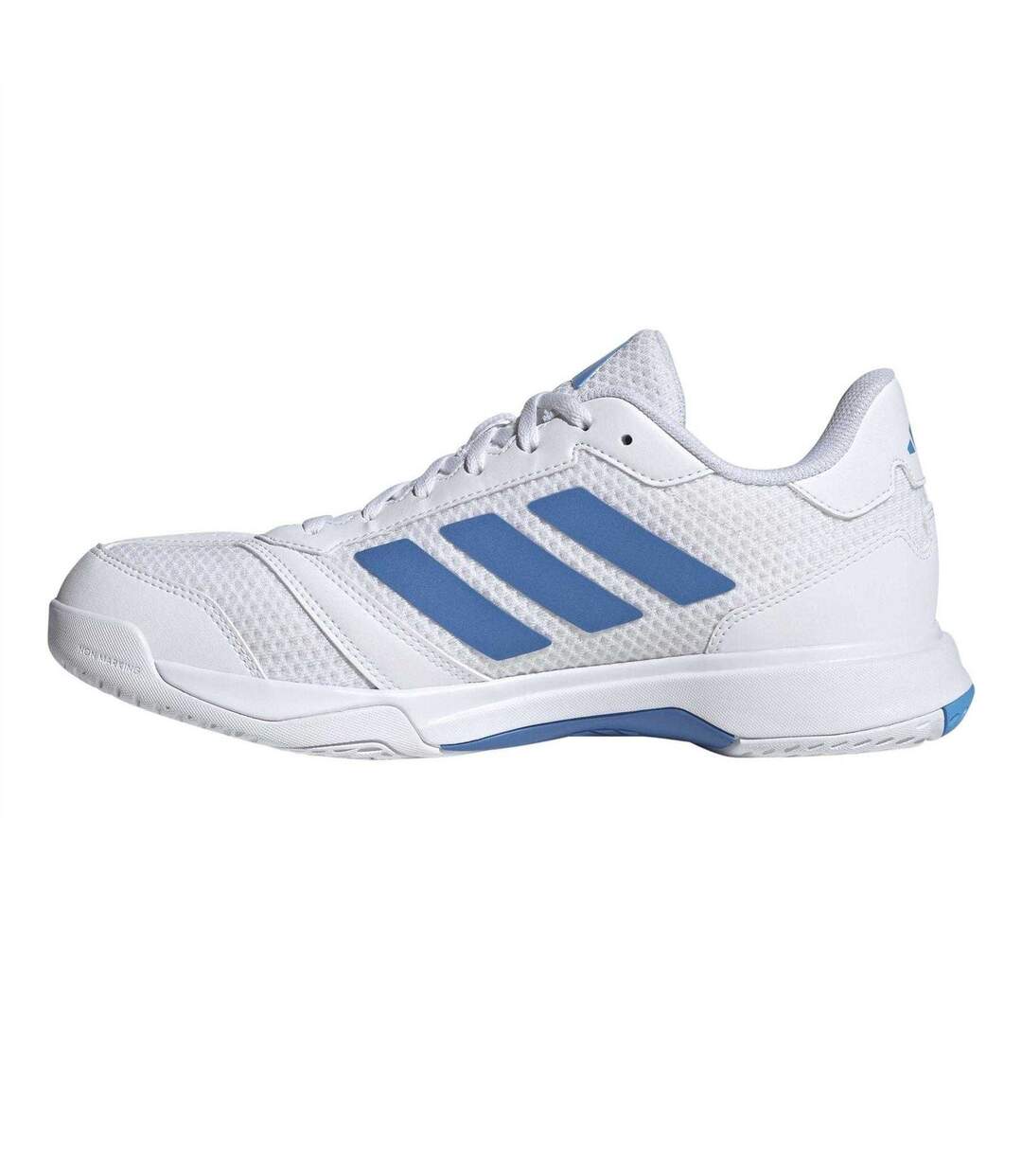 Womens/ladies Volleyball Shoes White Blue Adidas-3