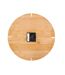 Esfere bamboo round wall clock one size wood MidOcean-2