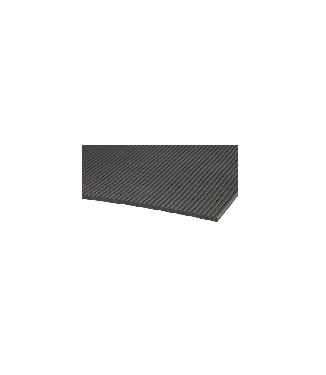 Fine ribbed rubber matting 3mm x 1 m x 10m one size one colour Universal Textiles-1