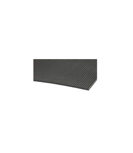 Fine ribbed rubber matting 3mm x 1 m x 10m one size one colour Universal Textiles