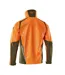 Mens Accelerate Safe Soft Shell Jacket Hi Vis Orange Moss Green Mascot-2
