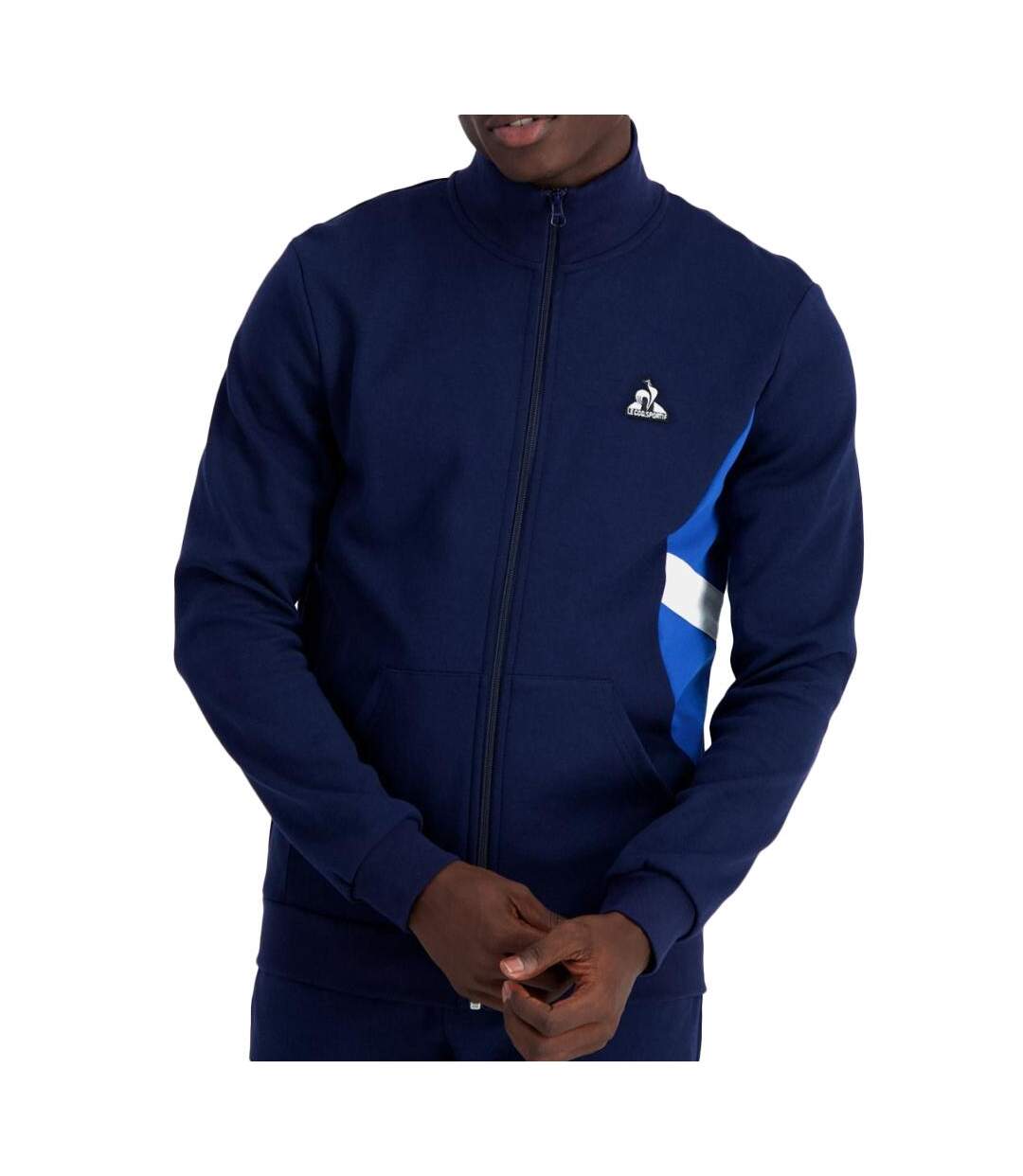 Sweat Zippé Marine Homme Le Coq Sportif 2410216 - L-1