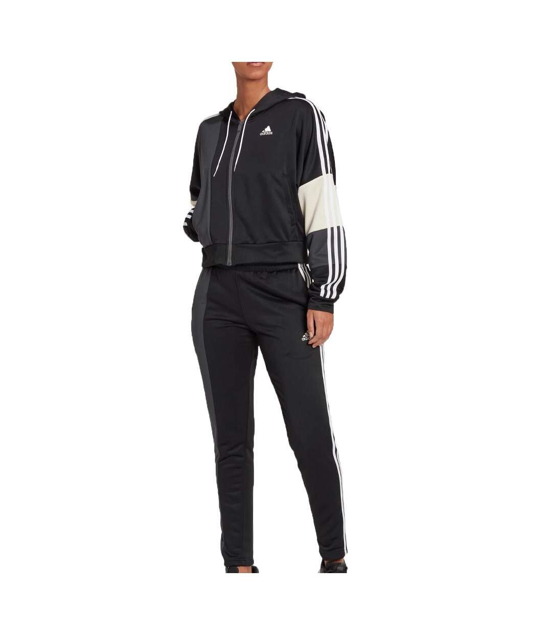 Survêtement Noir Femme Adidas Bold Block HK0462 - XL-1