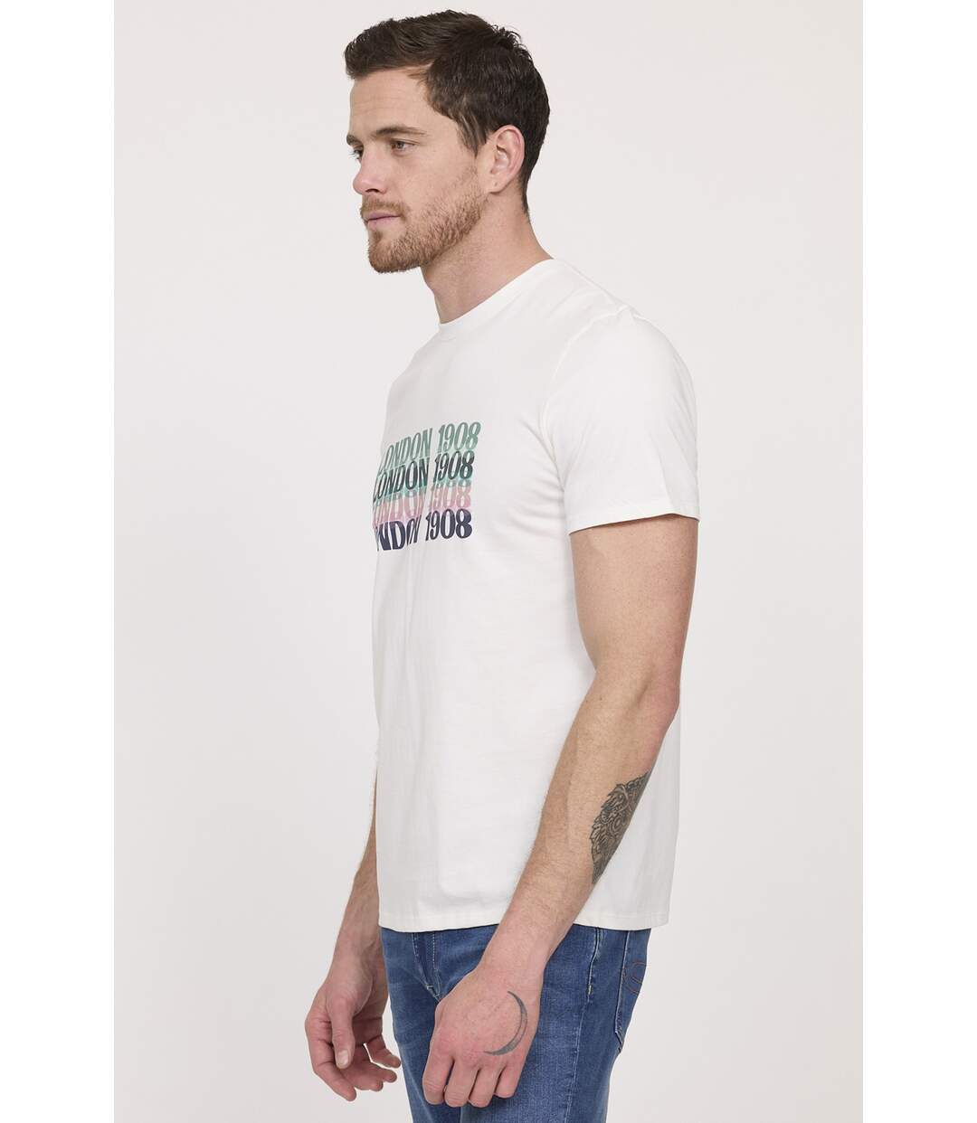 T-shirt manches courte coton regular ALIAN-2