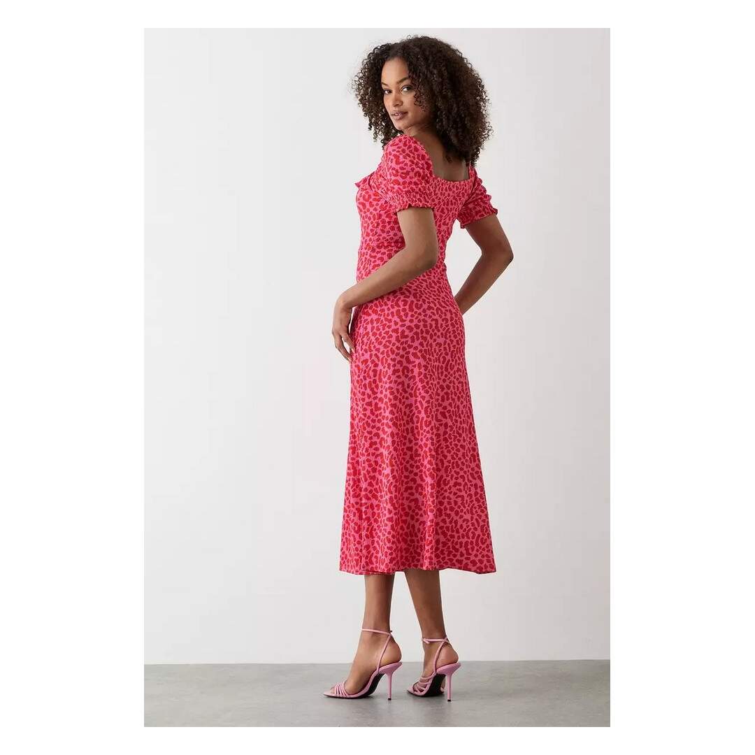 Robe mi-longue femme rose Dorothy Perkins-2