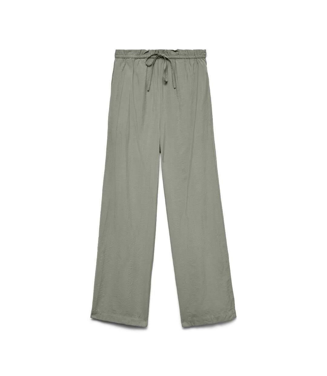 Pantalon fluide vert pale femme vero moda awbertha-1