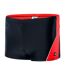 Short De Bain Helder Homme Noir Rouge Vif Aquawave-4