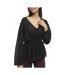 Blouse noire femme vila viseba-1