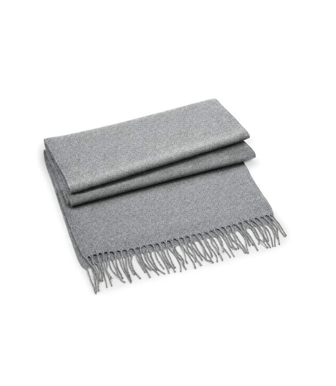Écharpe Classic Adulte Taille Unique Gris Chiné Beechfield-1