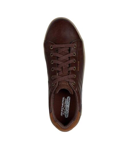Mens Cavell Hensley Trainers Brown Skechers