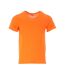 T-shirt Orange Homme American People Sunny