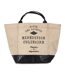 Lunch Bag Fraicheur Isotherme Effet Jute 25cm Beige-2