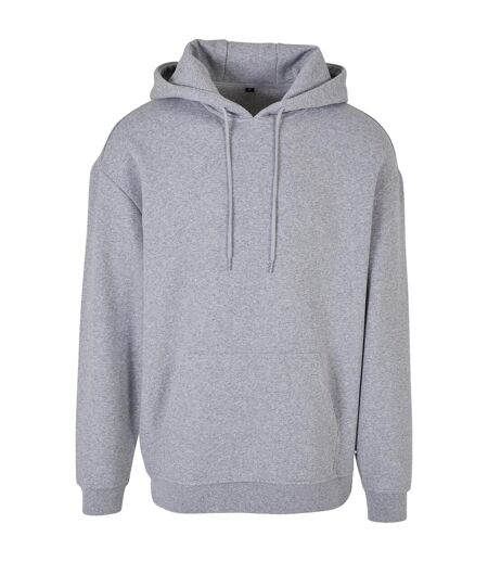 Mens Basic Oversized Hoodie Gris Chiné Build Your Brand