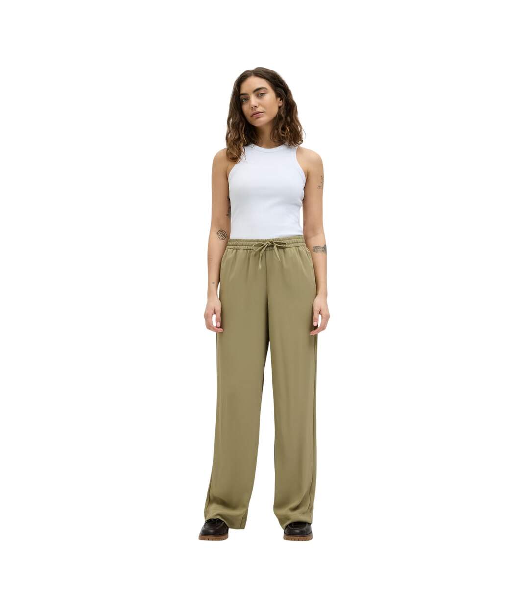 Pantalon Lia Femme Vert JJXX-4