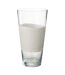 Vase Déco en Verre Delph 35cm Transparent & Blanc-1