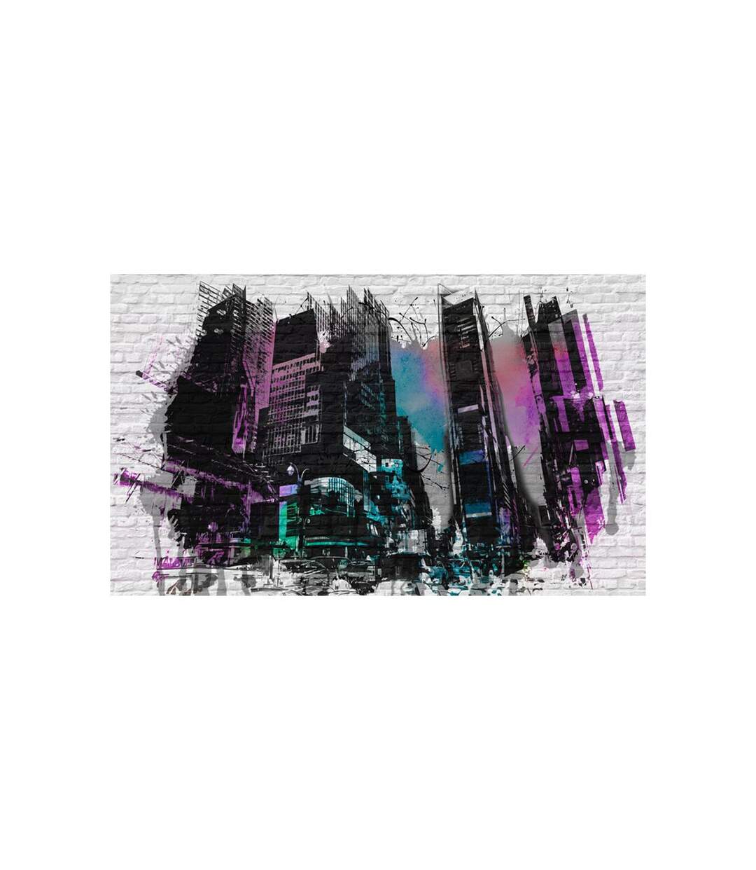 Papier Peint Art Urbain : Grande Ville Moderne II 270x450cm-2