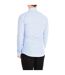 Men's long sleeve lapel collar button closure shirt THYM3