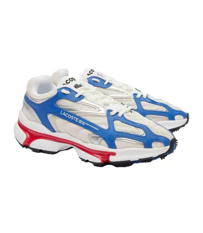 Baskets L003 2k24 Homme Blanc Bleu Rouge Lacoste