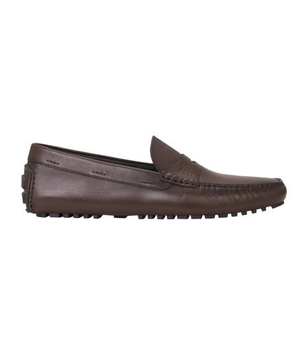 Mocassins driver homme marron Boss