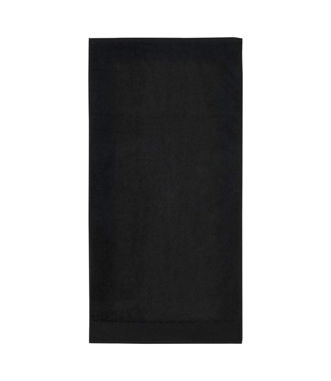 Ellie bath towel one size solid black Seasons-1