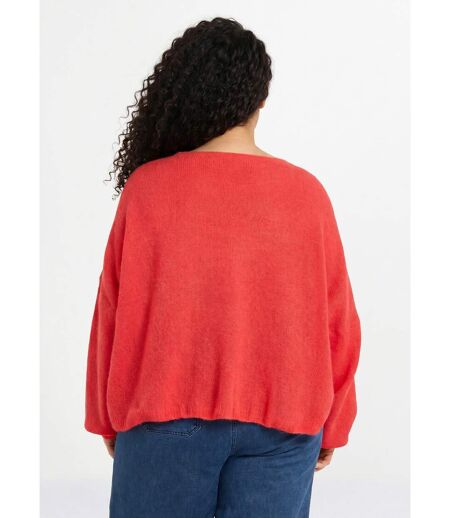 Gilet maille avec alpaga, col V