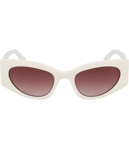 Lunettes De Soleil Motif/style Œil De Chat Femme Taille Unique Blanc Liu Jo