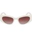 Lunettes De Soleil Motif/style Œil De Chat Femme Taille Unique Blanc Liu Jo-1