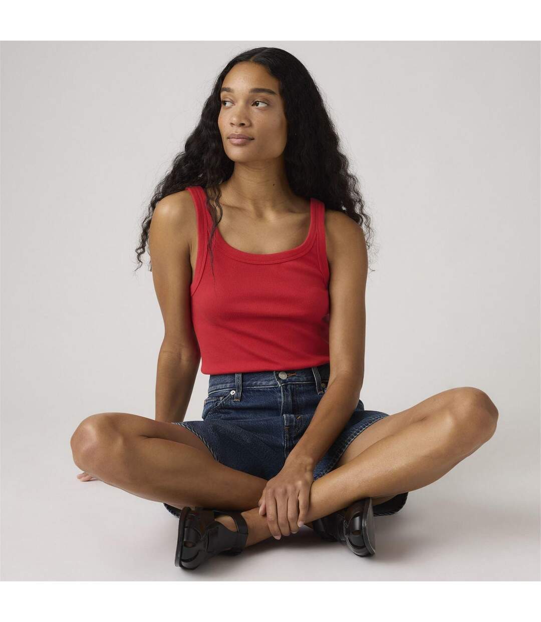 Débardeur Sporty Femme Rouge Levis-4