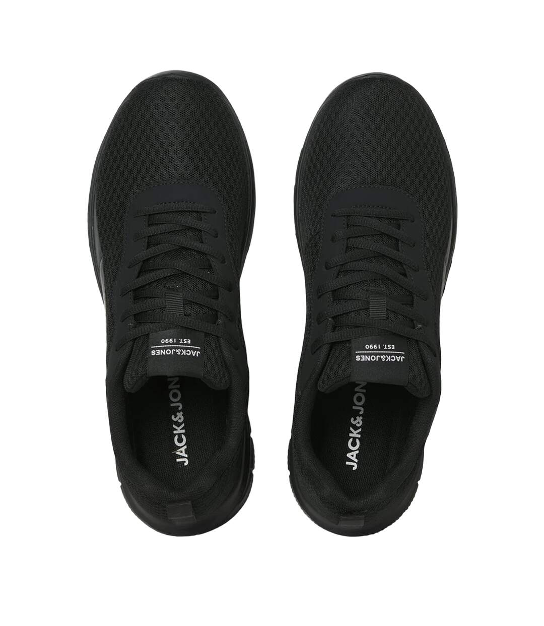 Mens taylor mesh trainers anthracite Jack And Jones-3