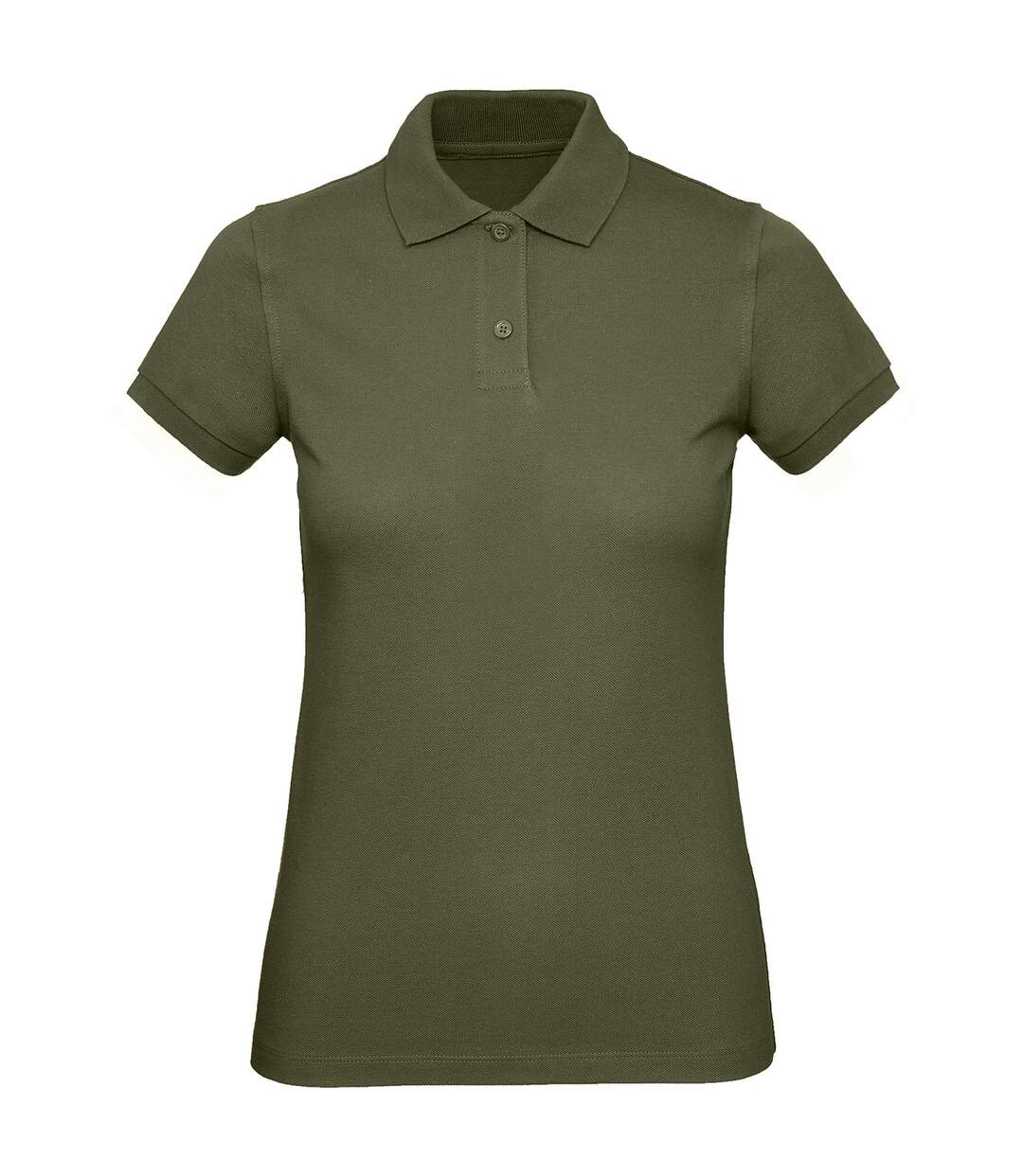 Polo inspire femme vert bouteille B&C