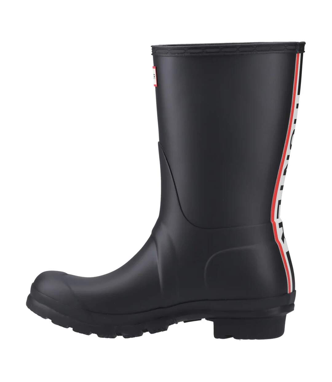Womens/ladies Original Short Wellington Boots Black Hunter-3
