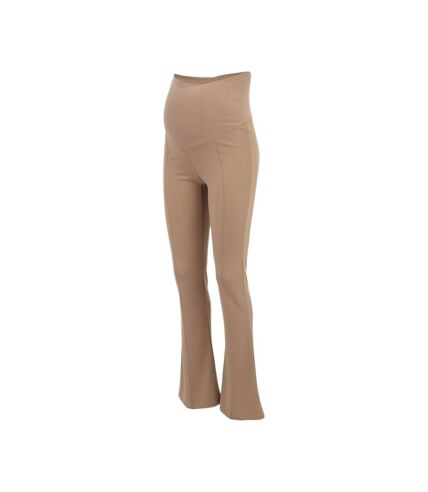 Pantalon de Grossesse Marron Femme Mamalicious Luna - L