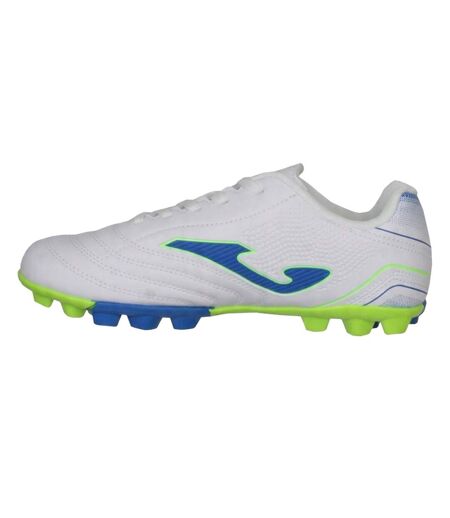 Childrens/kids Toledo Firm Ground Football Boots White Joma
