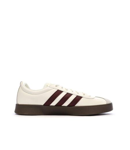 Baskets beiges/rouges homme adidas vl court 2.0
