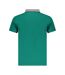 Unisex Adult Contrast Striped Striped Neckline Polo Shirt Green Cavalli Class-2