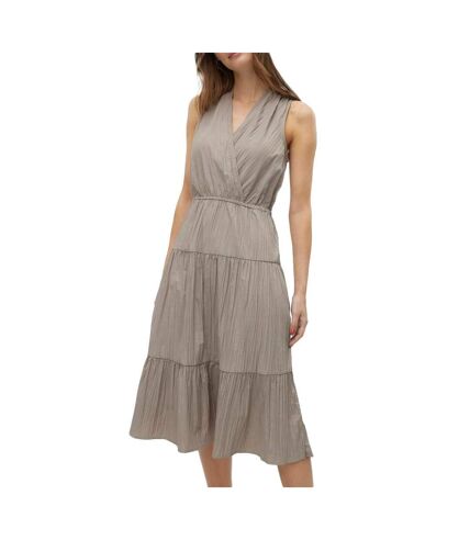 Robe Marron Femme Vero Moda Calf - L