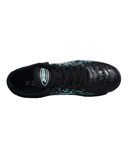 Unisex Adult Maxima Reptile Print Indoor Football Shoes Black Blue Joma