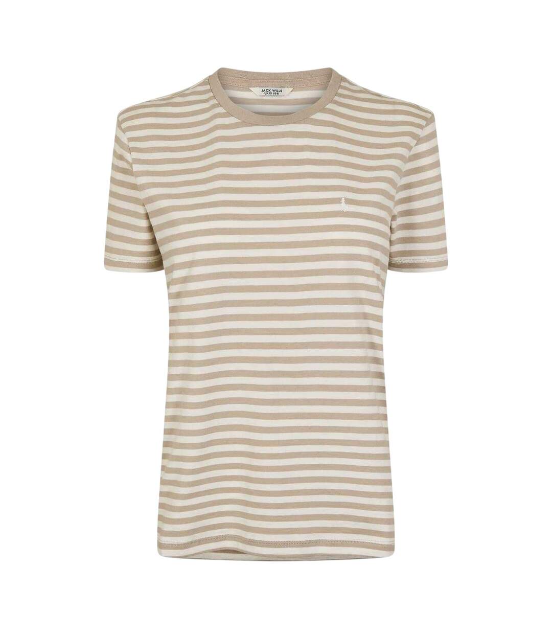 T-shirt Motif/style À Rayures Endmoor Femme Beige Gris Jack Wills-2