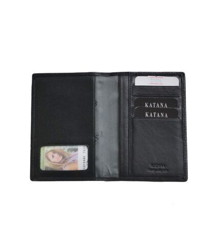 Katana - Etui pour passeport en cuir - noir - 2952