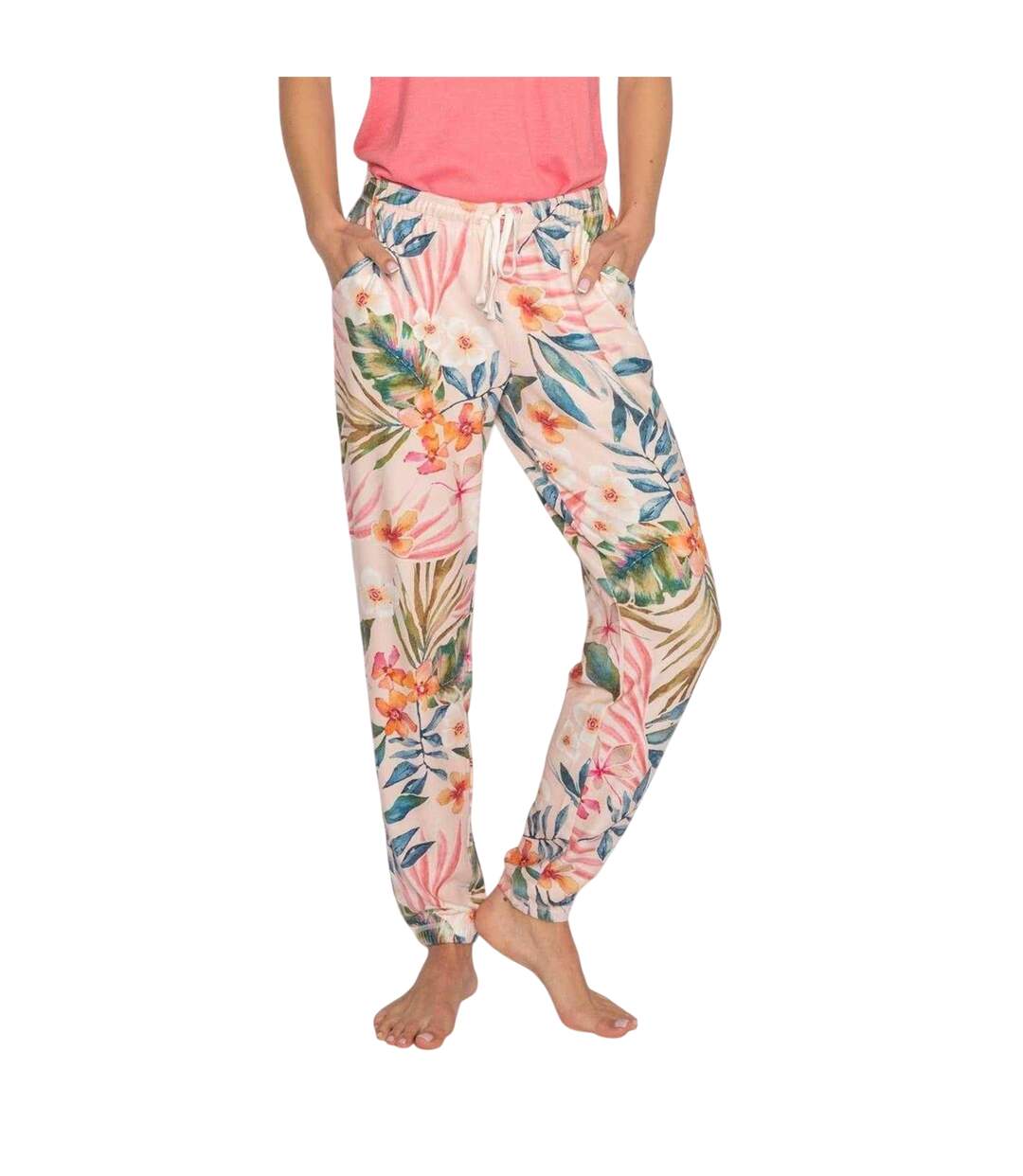 Womens/ladies Floral Lounge Pants Rosa PJ Salvage-2