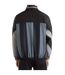 Mens panelled track jacket black/quiet shade Umbro