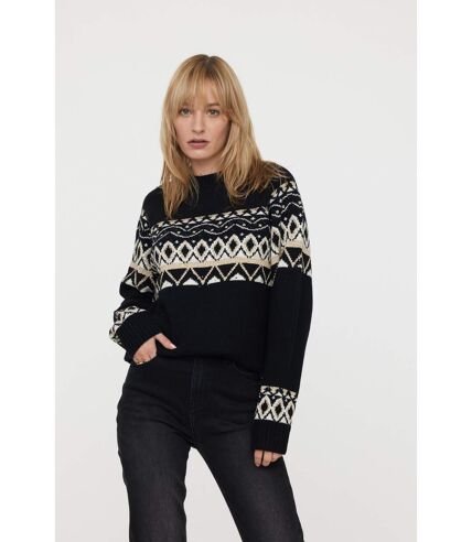 Pull manches longues polyester loose CHRISTA