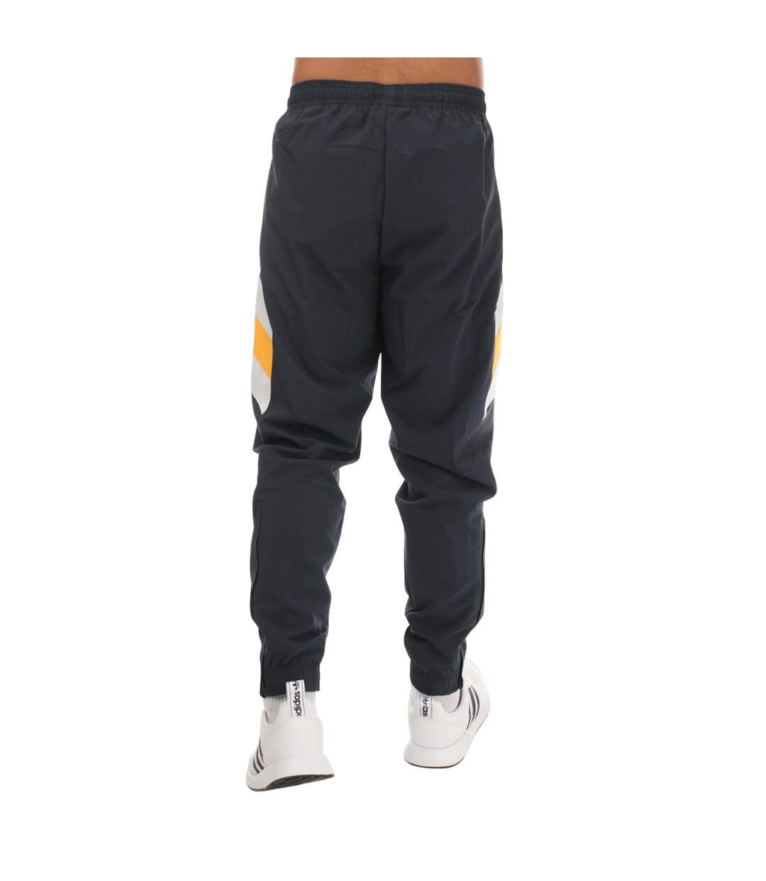 Mens 2022/23 woven real madrid cf jogging bottoms navy Adidas-2