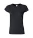 T-shirt Softstyle Femme Noir Gildan-1