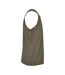 Mens Basic Tank Top Olive Build Your Brand-4